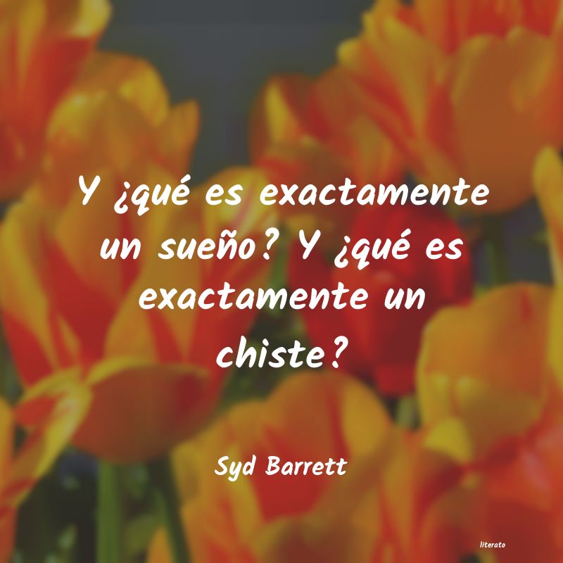 frases de Syd Barrett
