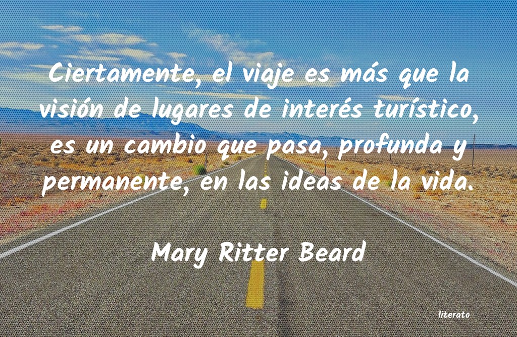 frases de Mary Ritter Beard