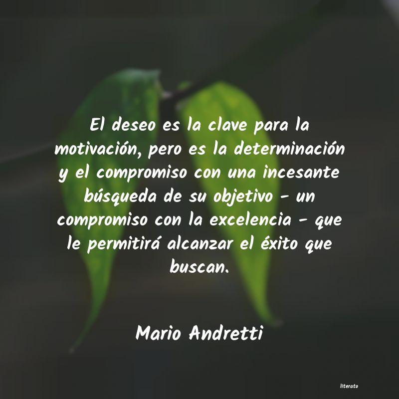 frases de Mario Andretti