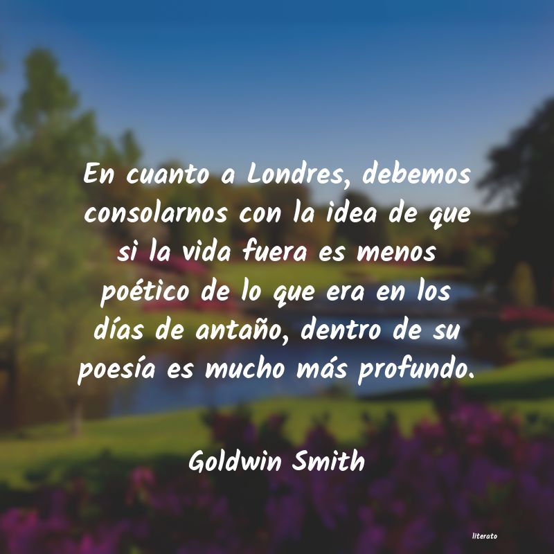 frases de Goldwin Smith