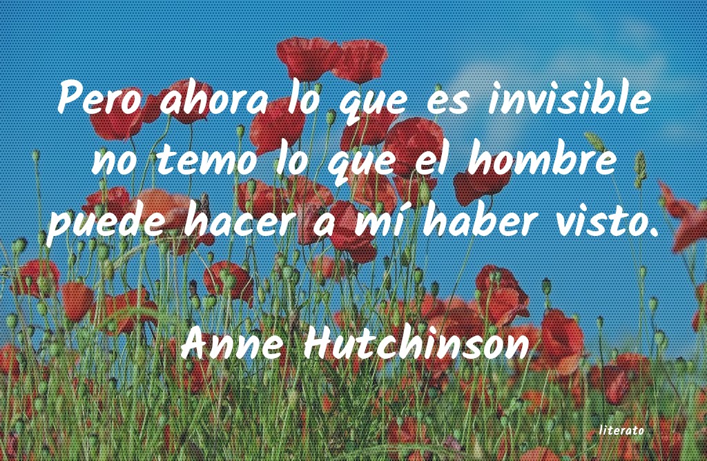 frases de Anne Hutchinson