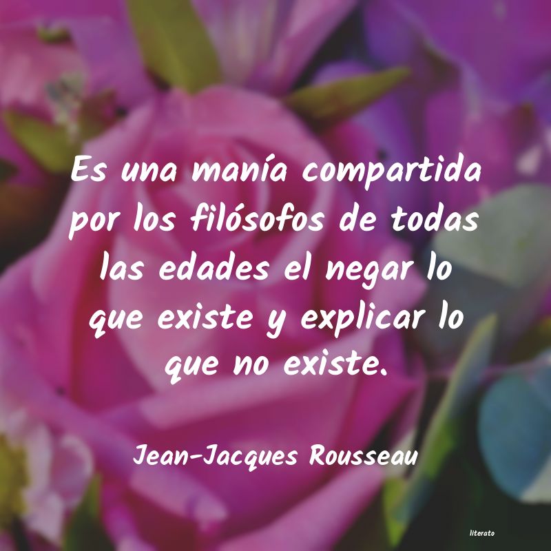 frases de Jean-Jacques Rousseau