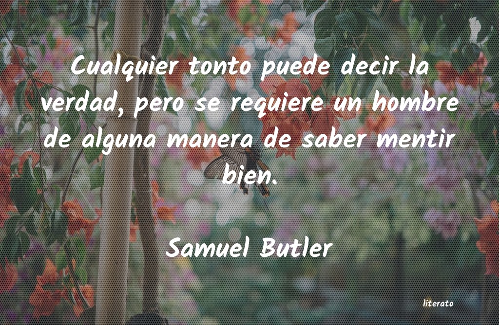 frases de Samuel Butler