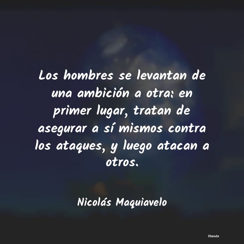 Frases de Nicolás Maquiavelo