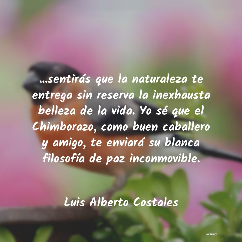 Frases de Luis Alberto Costales