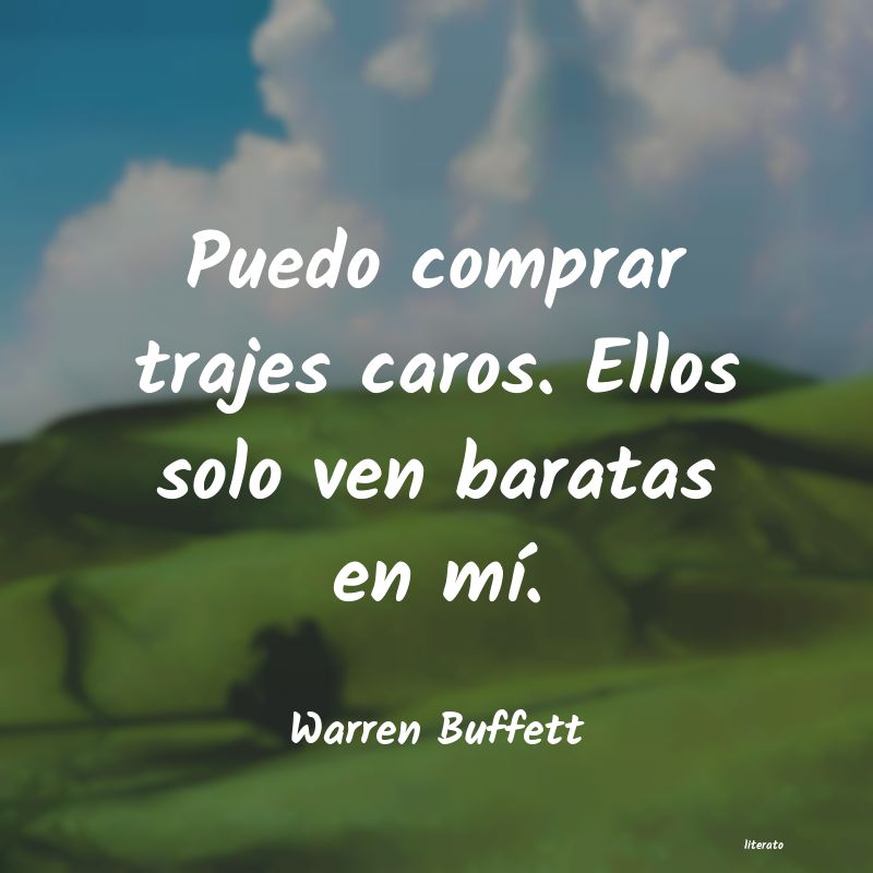 frases de Warren Buffett