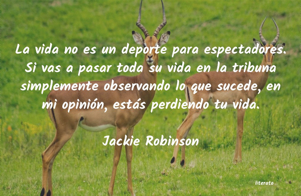 Frases de Jackie Robinson