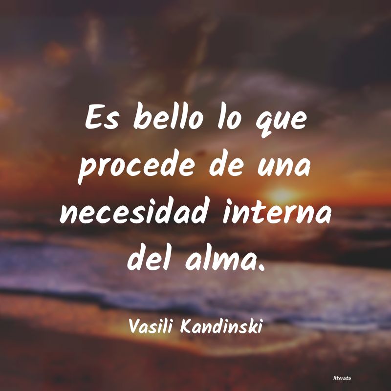 Frases de Vasili Kandinski