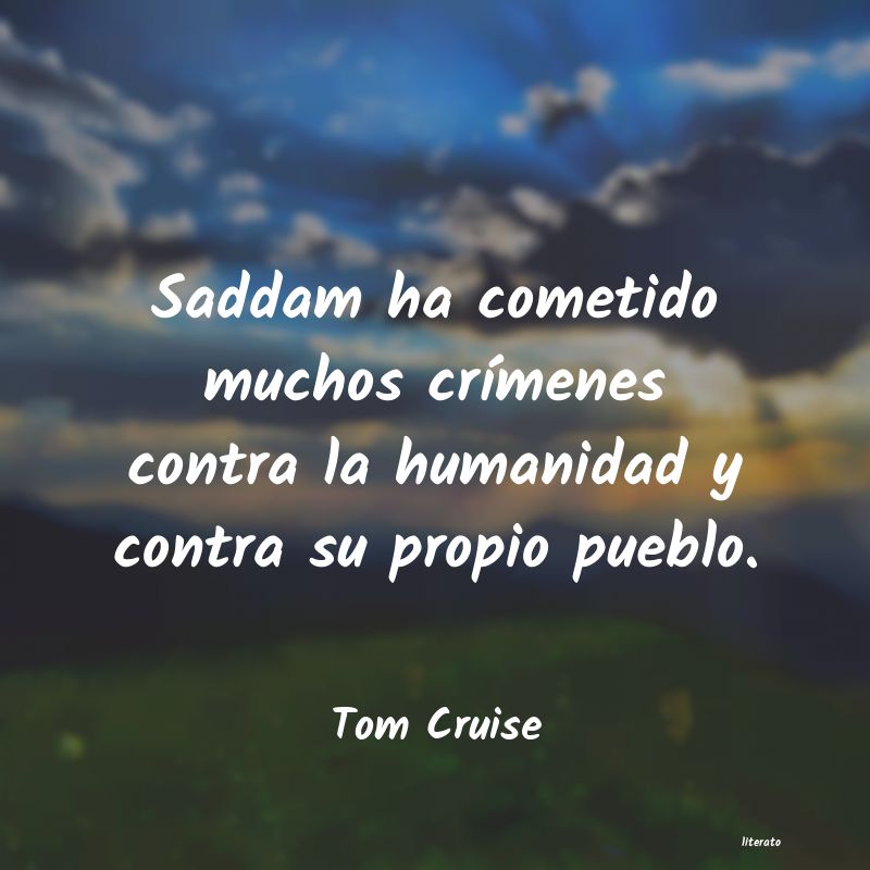 Frases de Tom Cruise