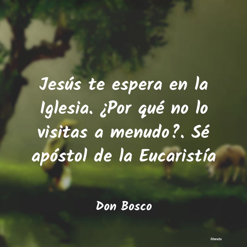 Frases de Don Bosco