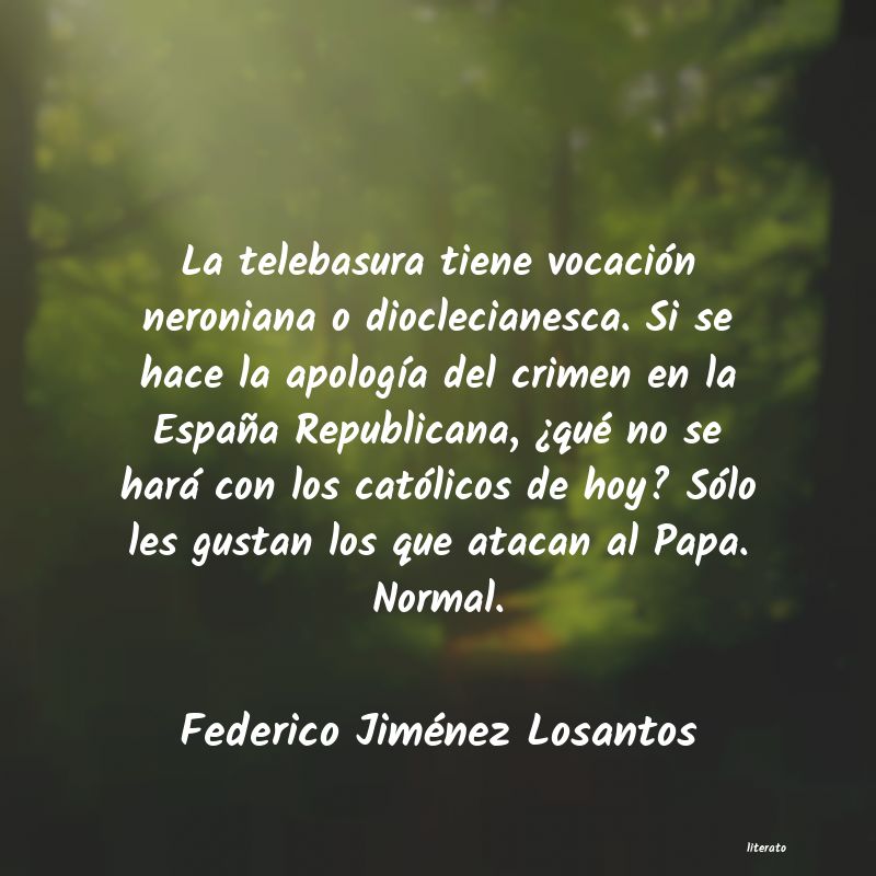 <ol class='breadcrumb' itemscope itemtype='http://schema.org/BreadcrumbList'>
<li itemprop='itemListElement'><a href='/autores/'>Autores</a></li>
<li itemprop='itemListElement'><a href='/autor/federico_jimenez_losantos/'>federico jimenez losantos</a></li>
</ol>