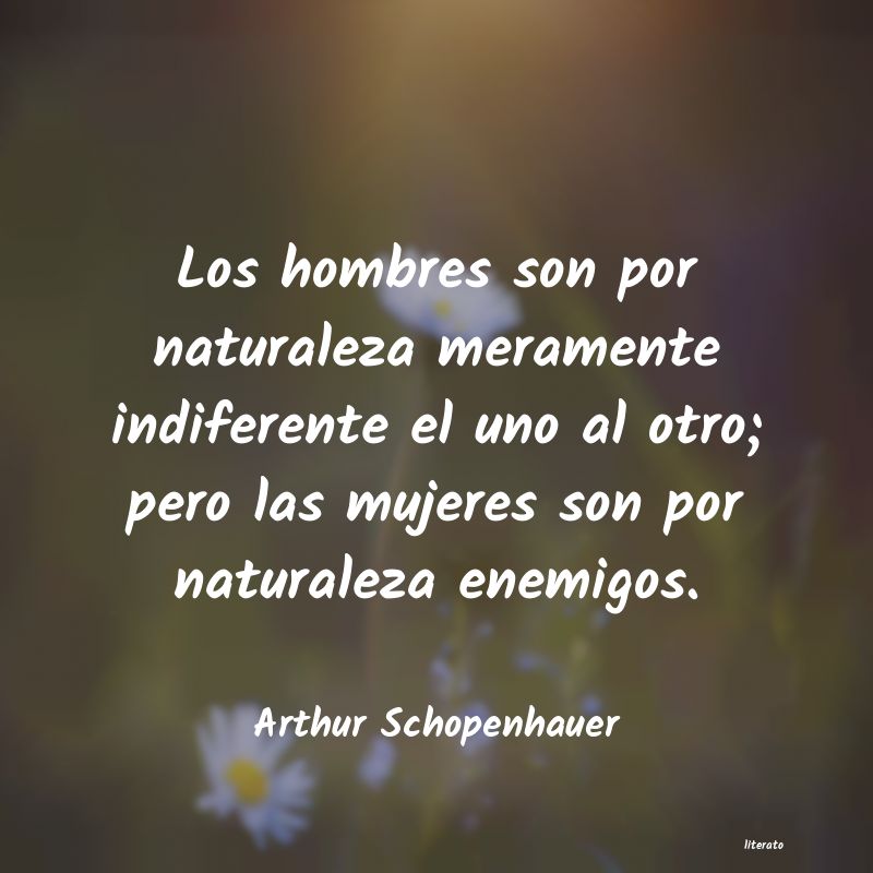 Frases de Arthur Schopenhauer