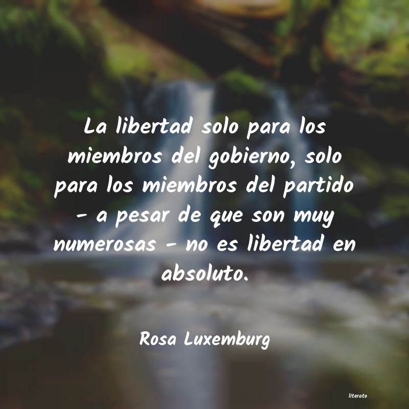 frases de Rosa Luxemburg