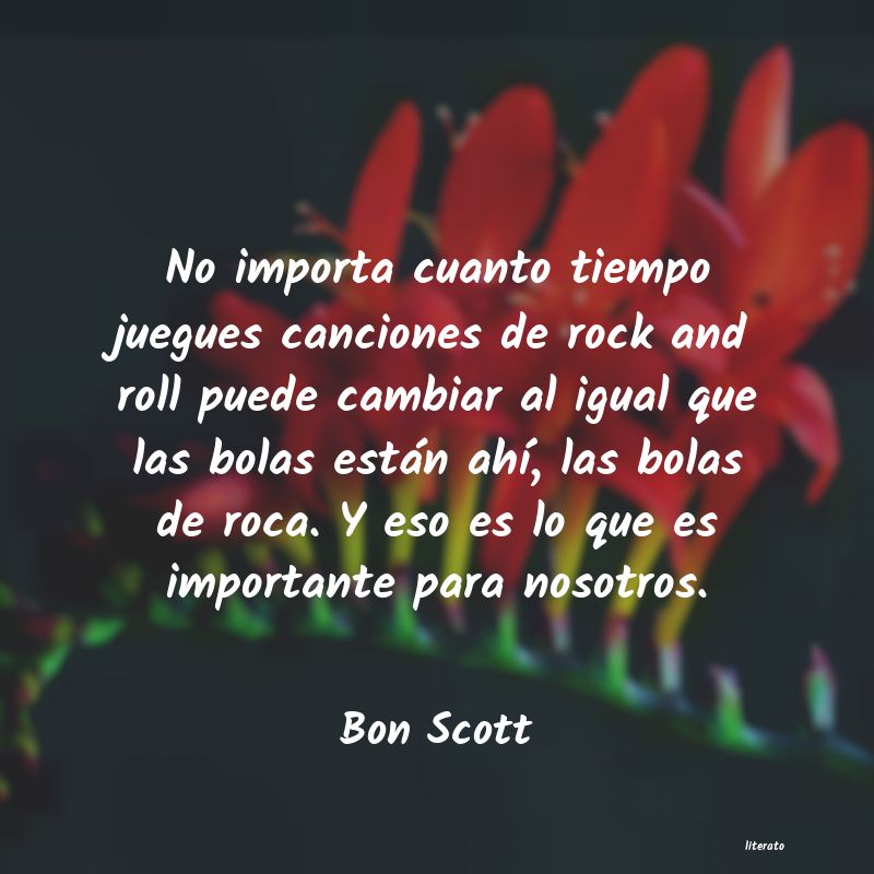frases de Bon Scott