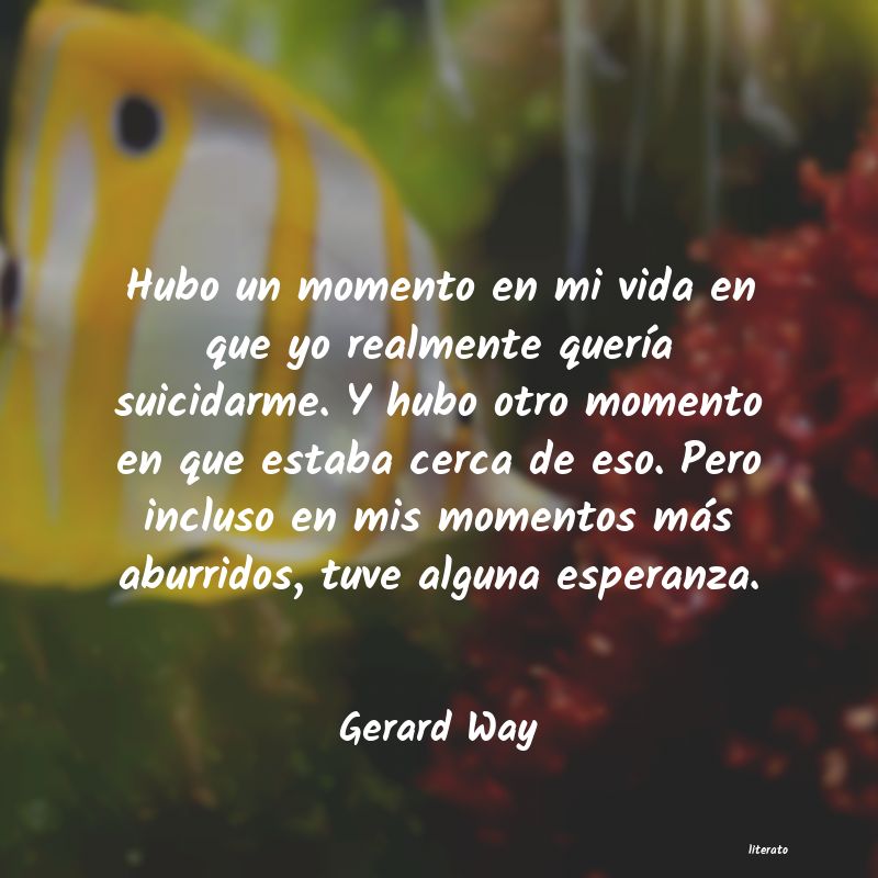 frases de Gerard Way