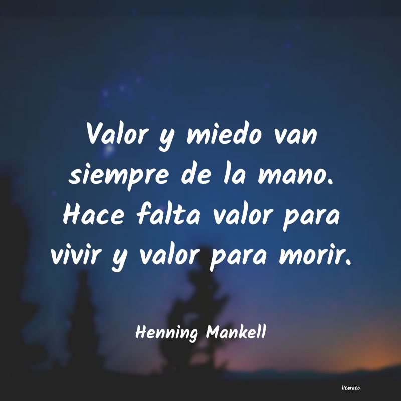 frases de Henning Mankell