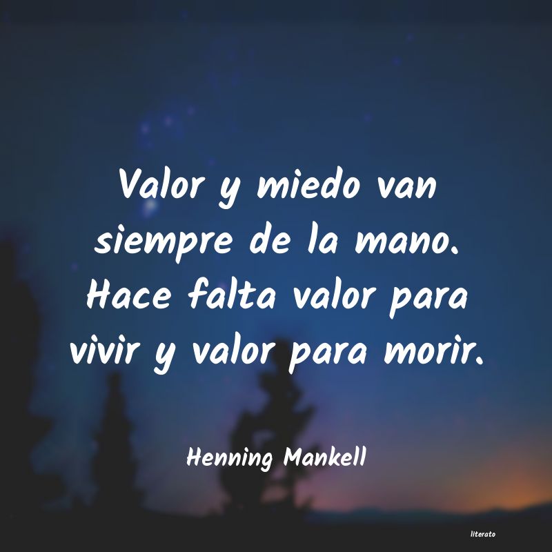 Frases de Henning Mankell