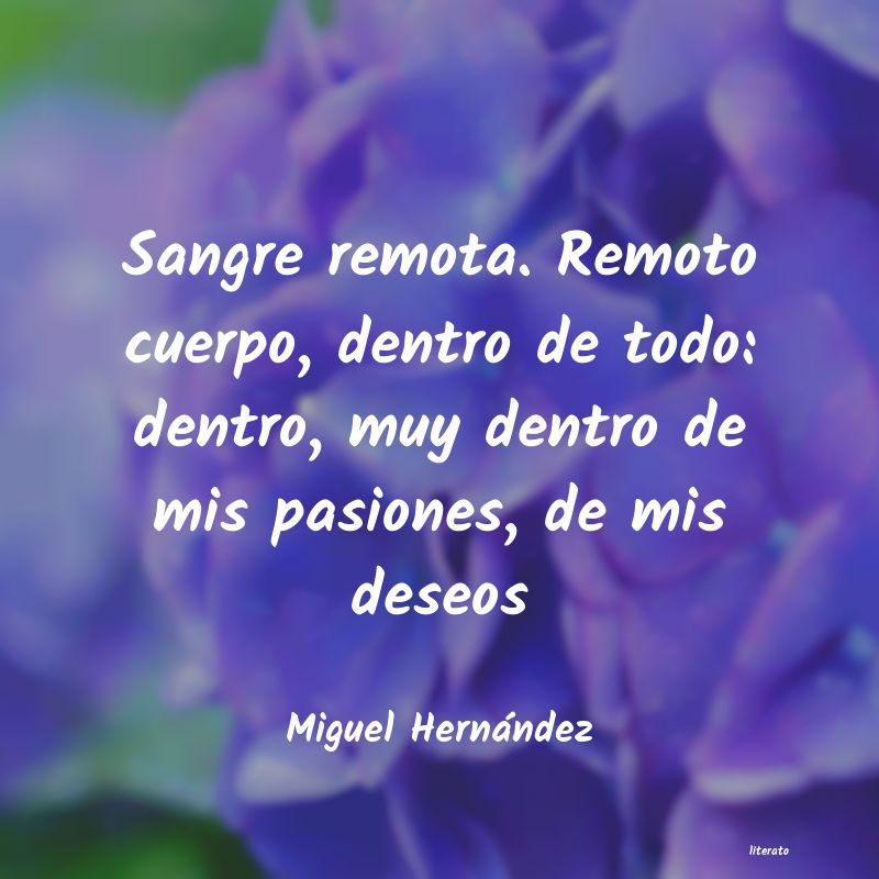 Frases de Miguel Hernández