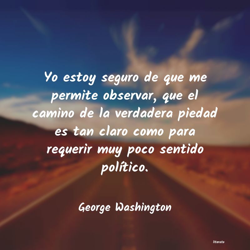 pensamiento politico de george washington