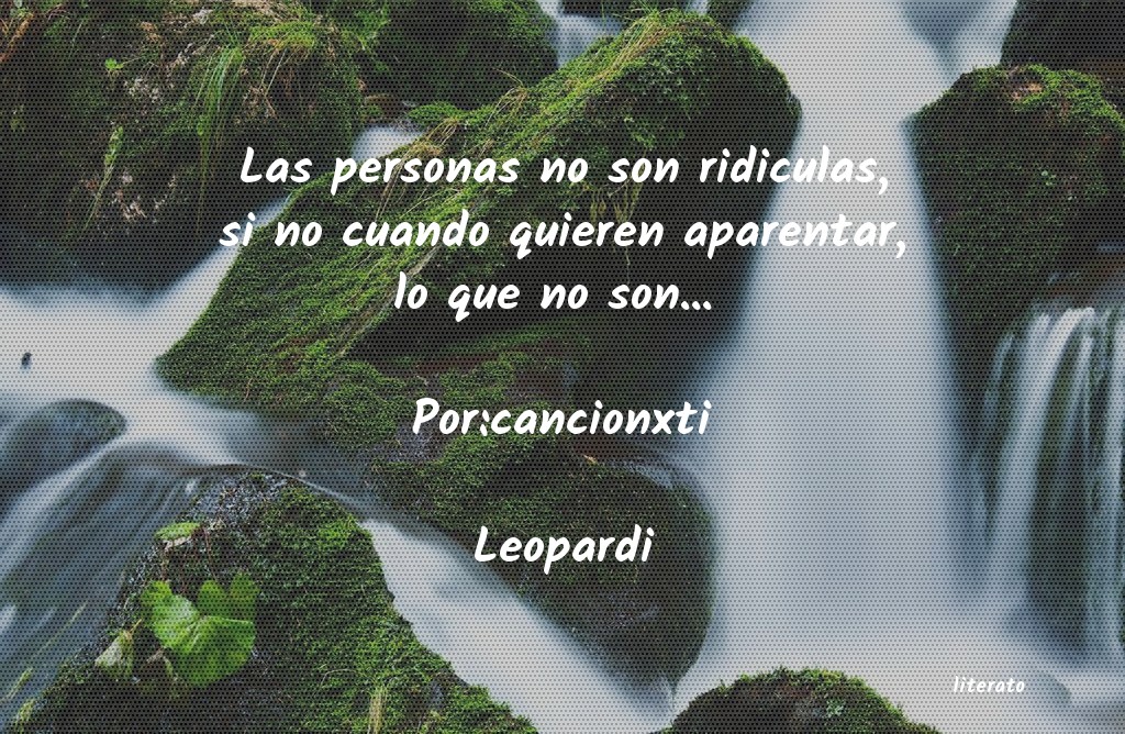 frases de Leopardi