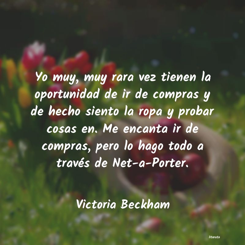 Frases de Victoria Beckham