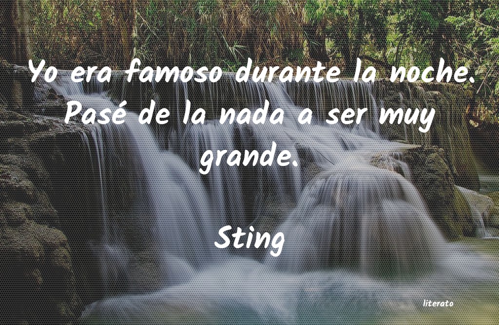 Frases de Sting