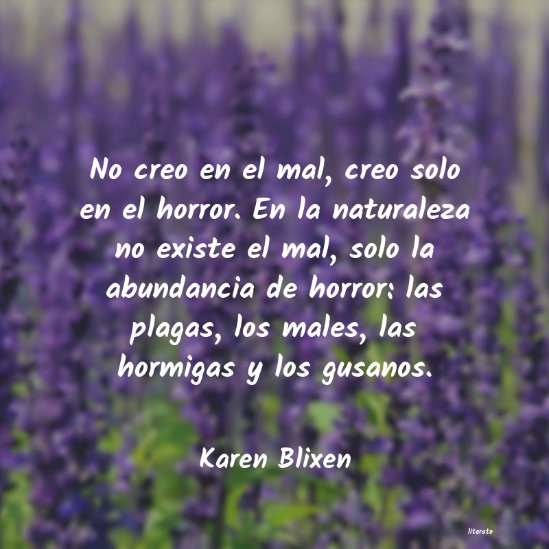 Frases de Karen Blixen