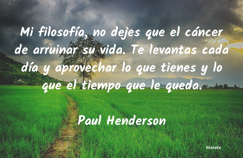 Frases de Paul Henderson
