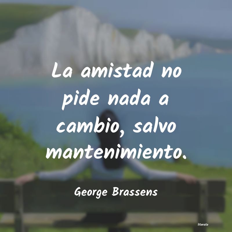 frases de George Brassens
