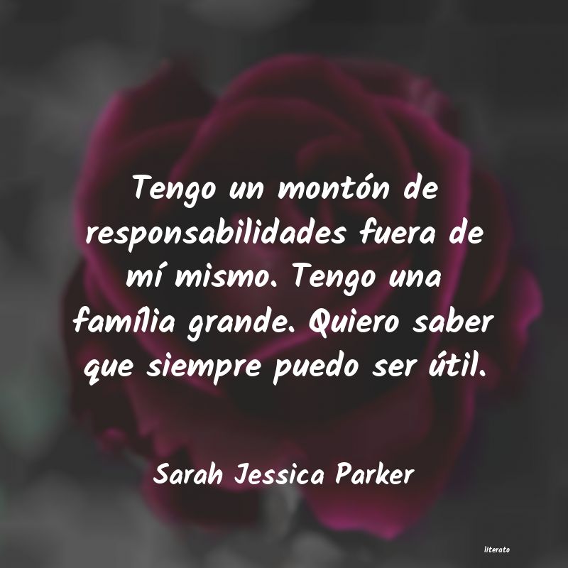 frases de Sarah Jessica Parker