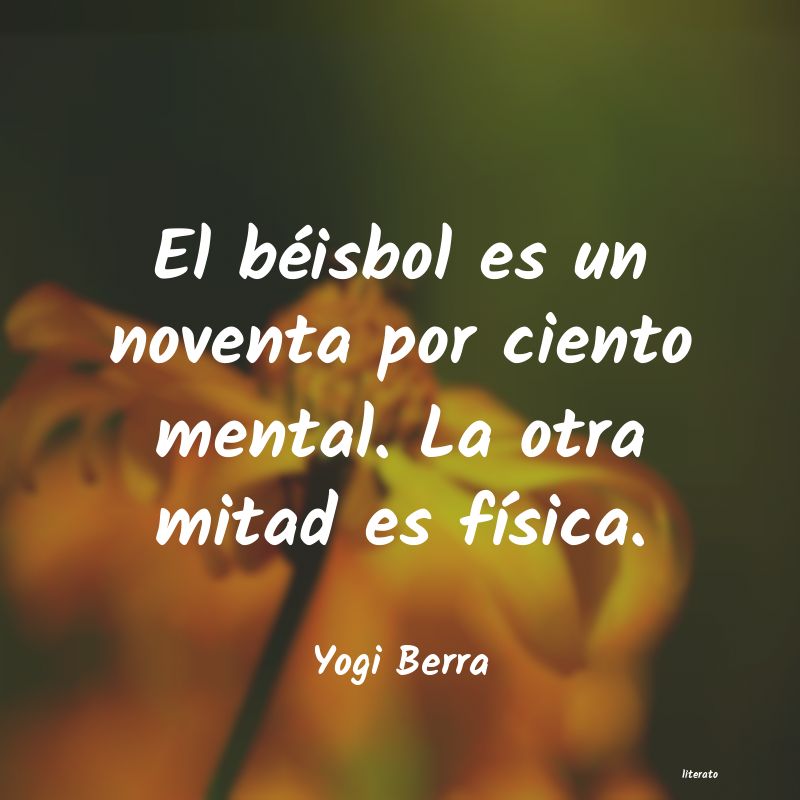 Frases de Yogi Berra