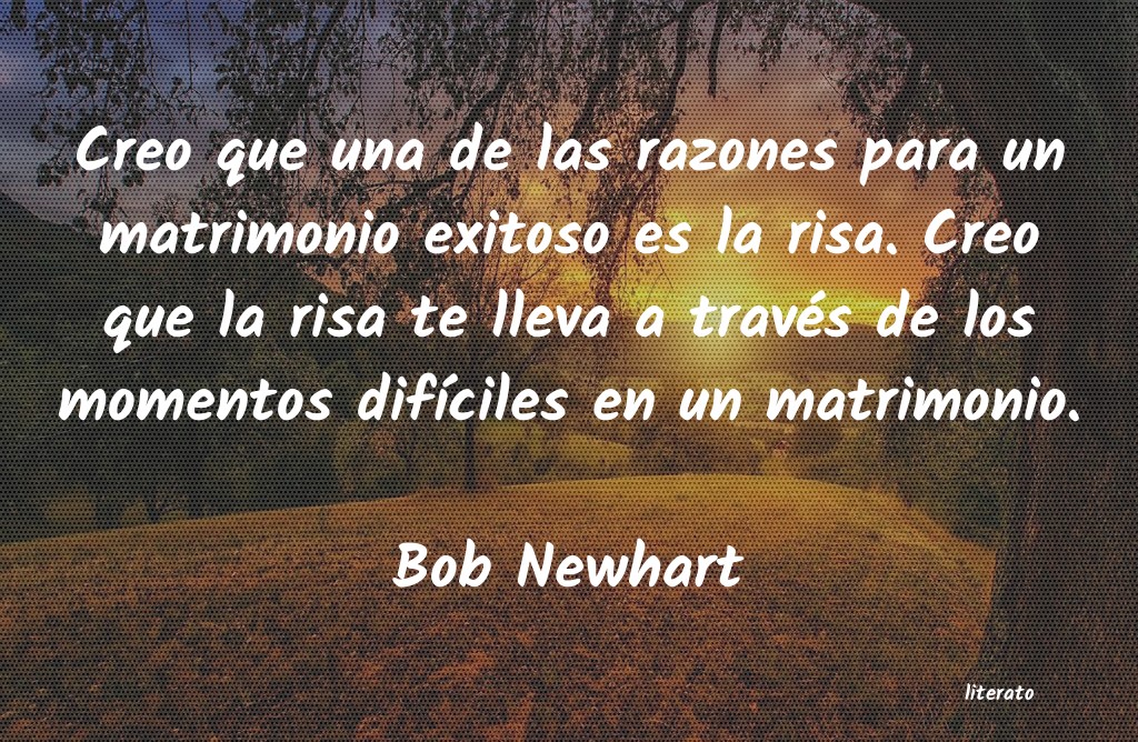 frases de Bob Newhart