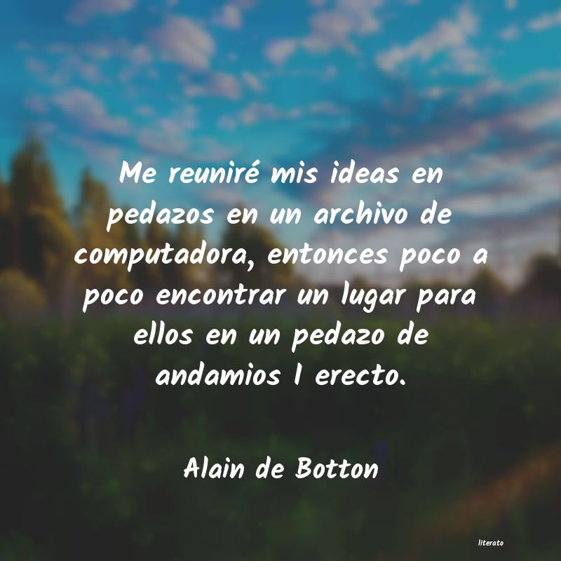 Frases de Alain de Botton