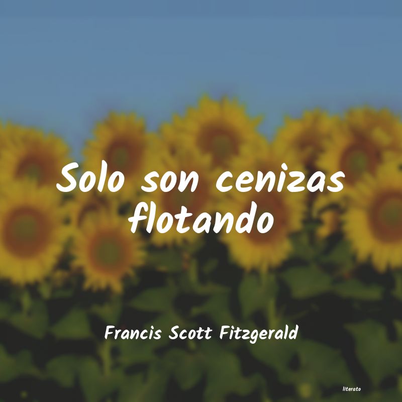 frases de Francis Scott Fitzgerald