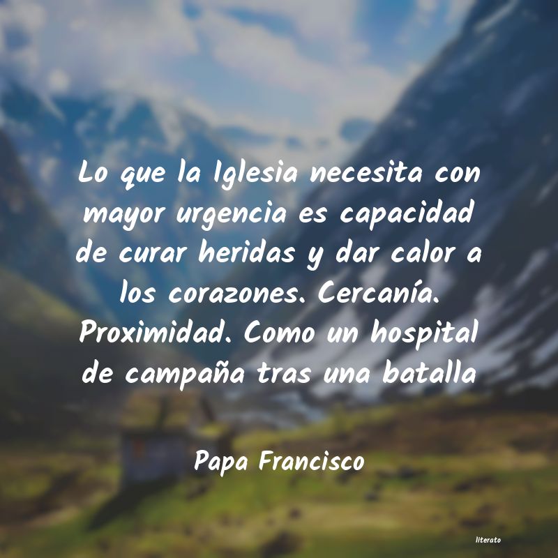 Frases de Papa Francisco