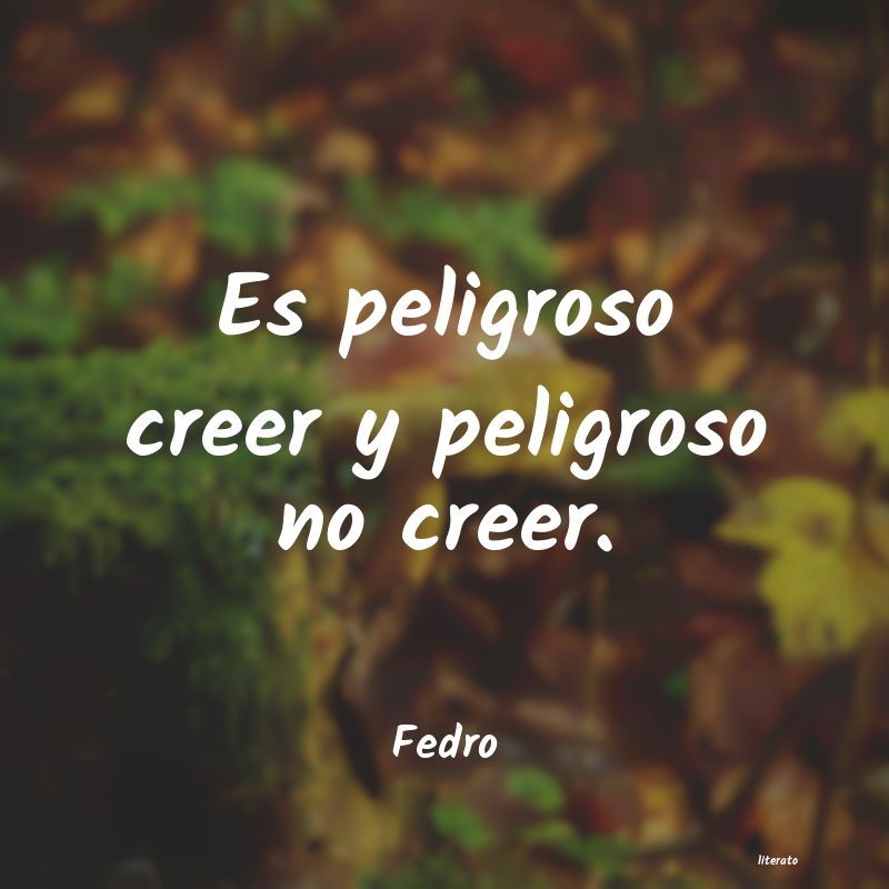 Frases de Fedro