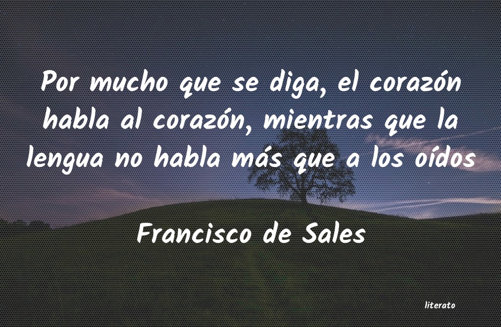 frases de Francisco de Sales