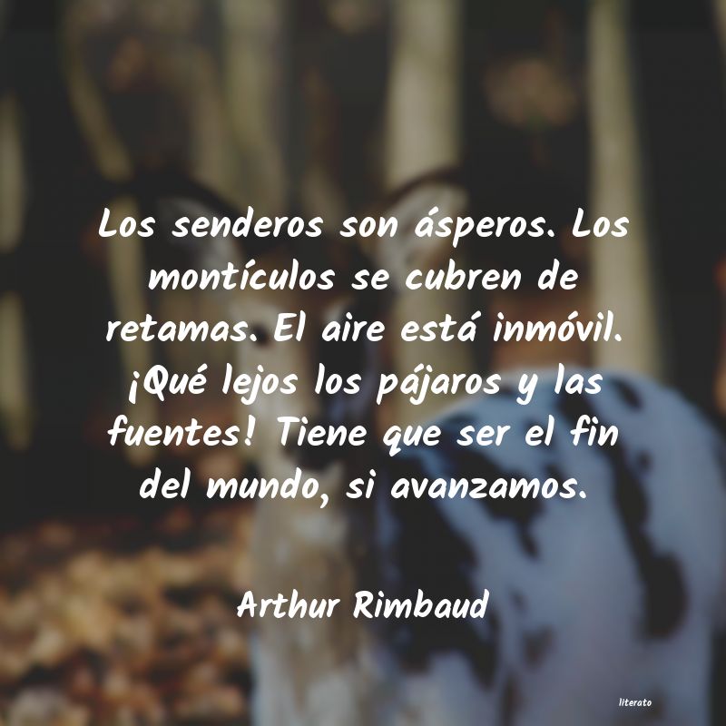 frases de Arthur Rimbaud
