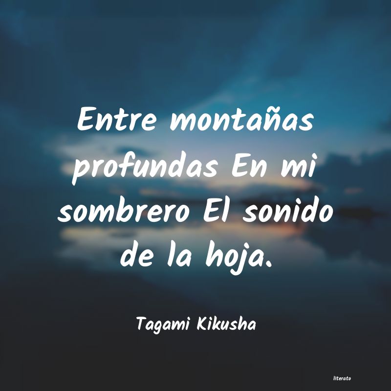 Frases de Tagami Kikusha