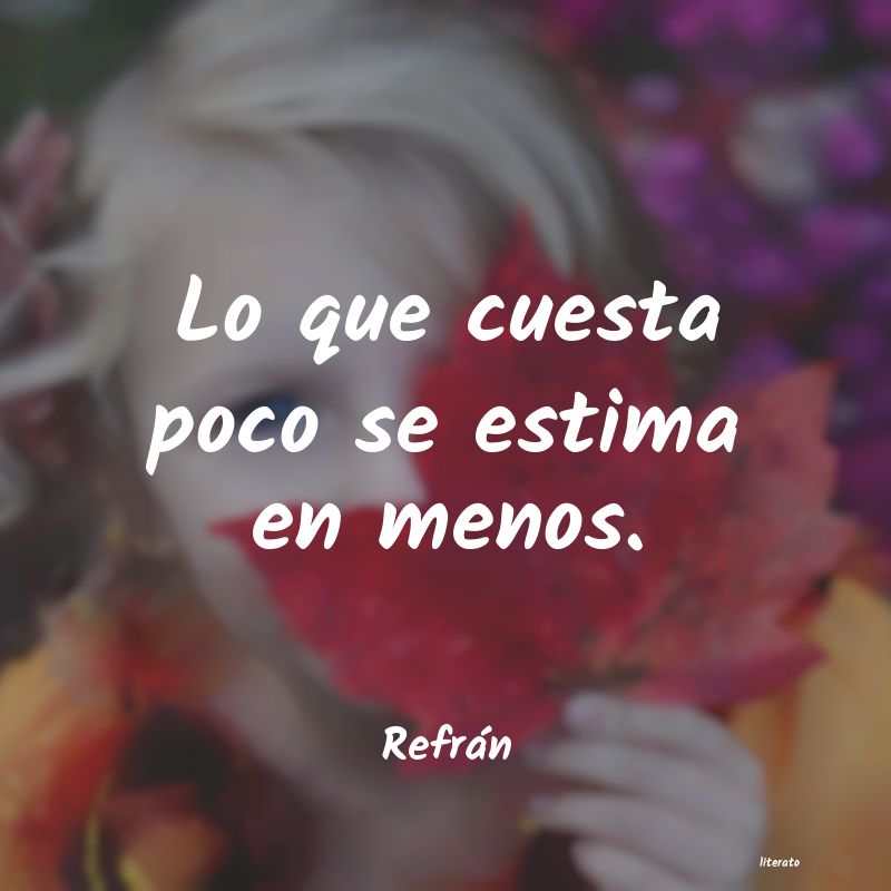 frases de Refrán
