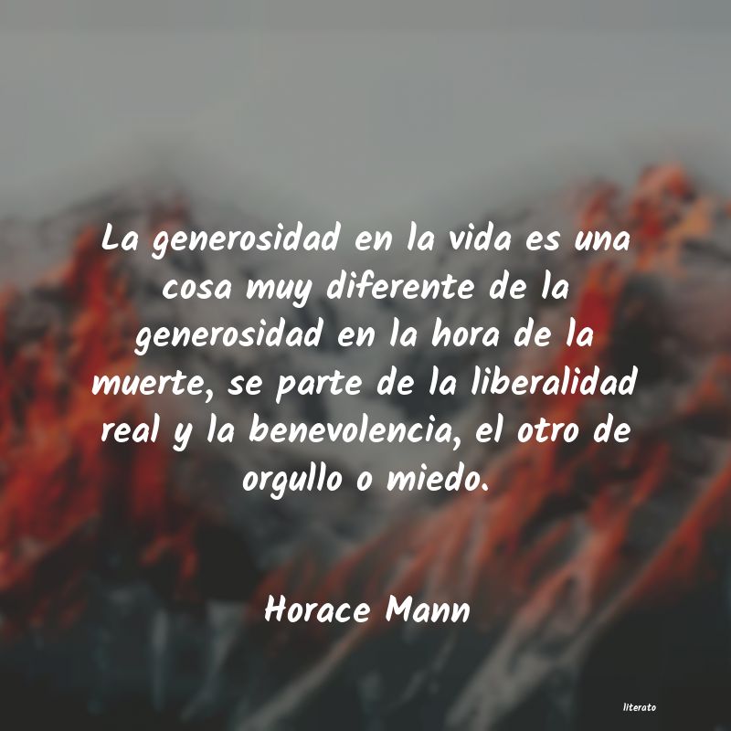 frases de Horace Mann