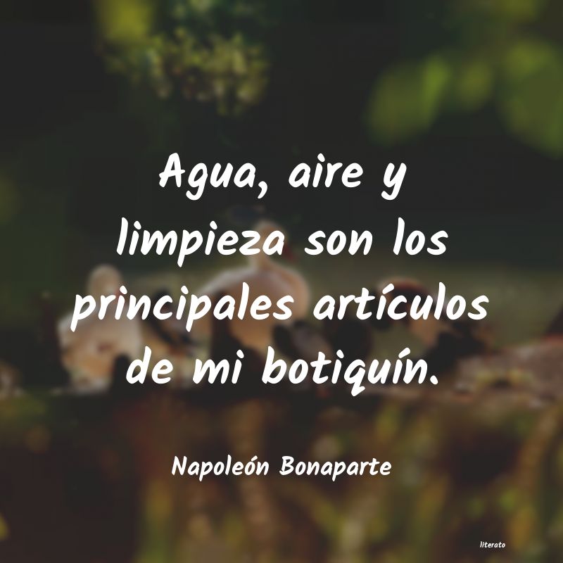 frases de Napoleón Bonaparte