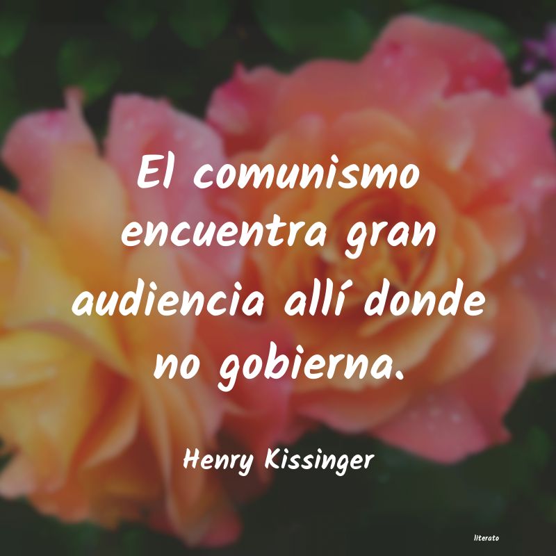 frases de Henry Kissinger