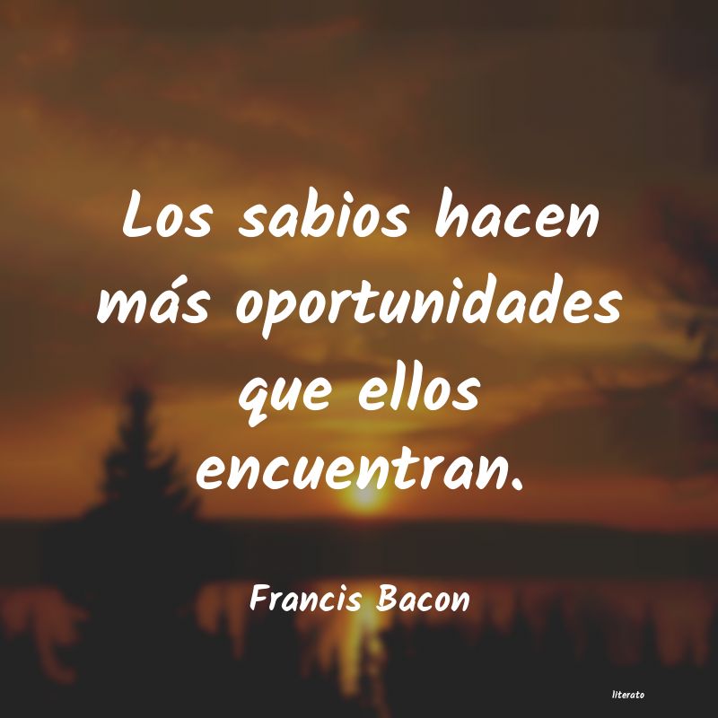 frases de Francis Bacon