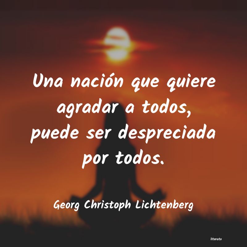 frases de Georg Christoph Lichtenberg