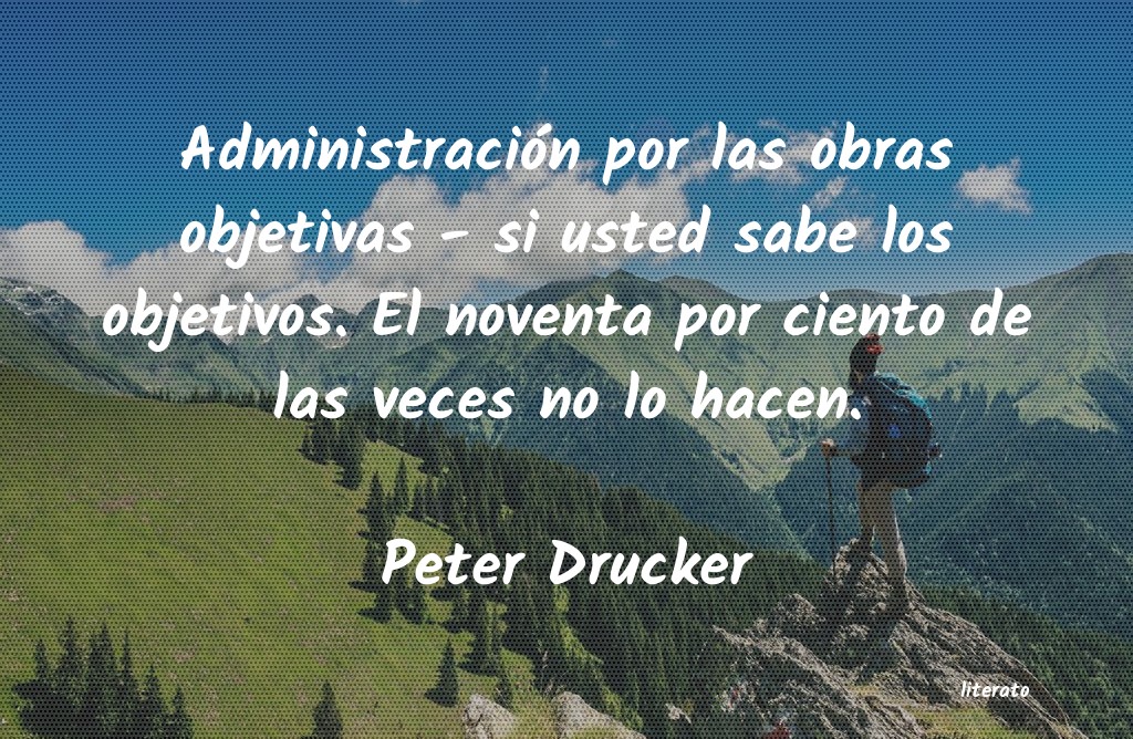 Frases de Peter Drucker