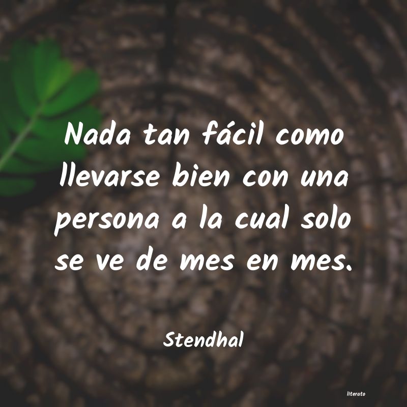 Frases de Stendhal