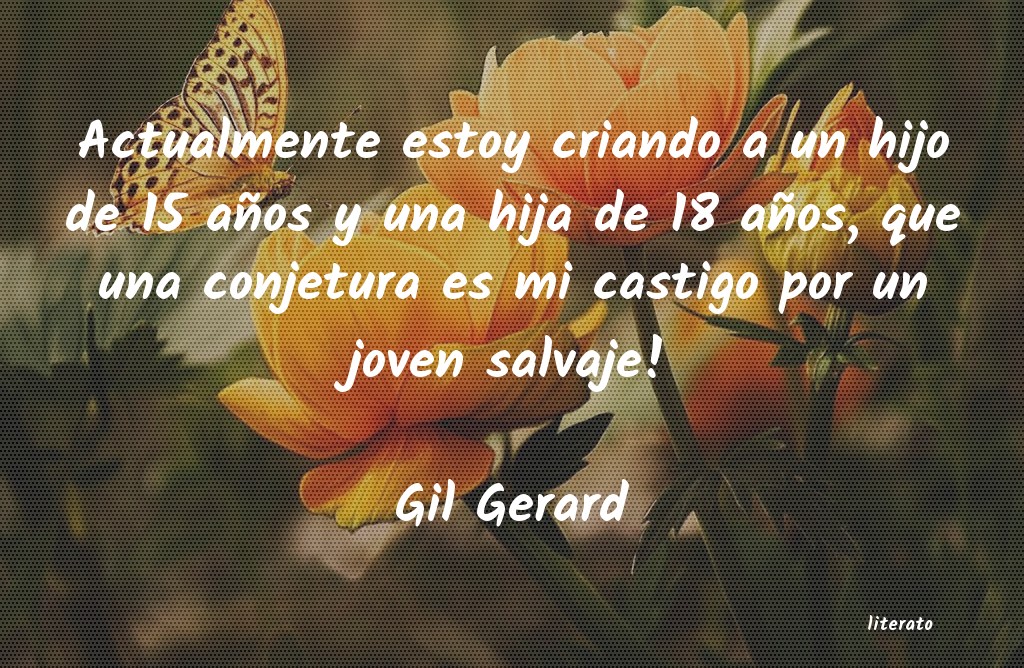 Frases de Gil Gerard