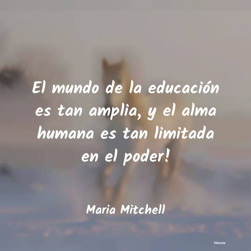 Frases de Maria Mitchell