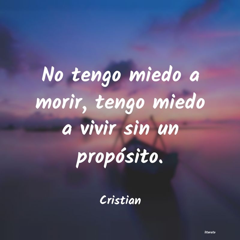 Frases de Cristian